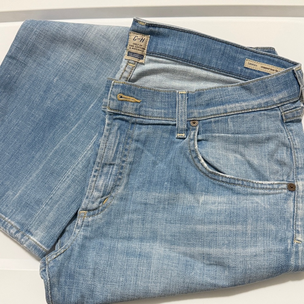 $25 🛍️ Citizen of Humanity Cropped Lose Fit Light Blue Women's Jeans Size 30